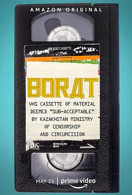 波拉特：不可接受的录像带 Borat: VHS Cassette of Material Deemed 'Sub-acceptable' by Kazakhstan Ministry of Censorship and Circumcision.2021 字幕下载